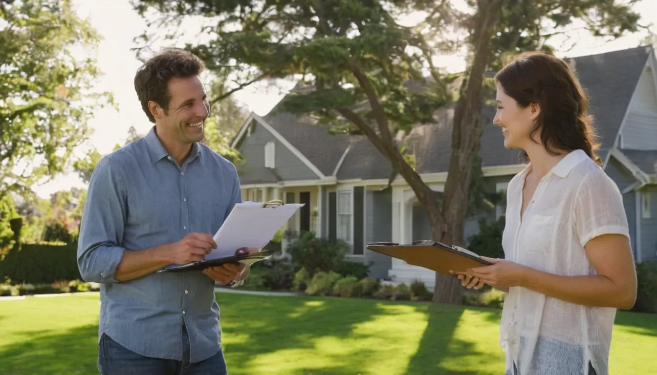 Homeowner talking with a local tree provider in the Knoxville area